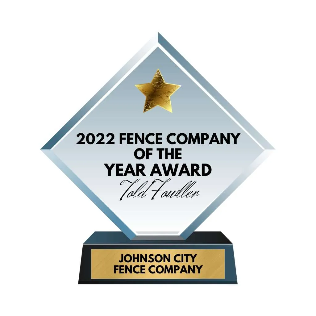 Johnson city fence company award