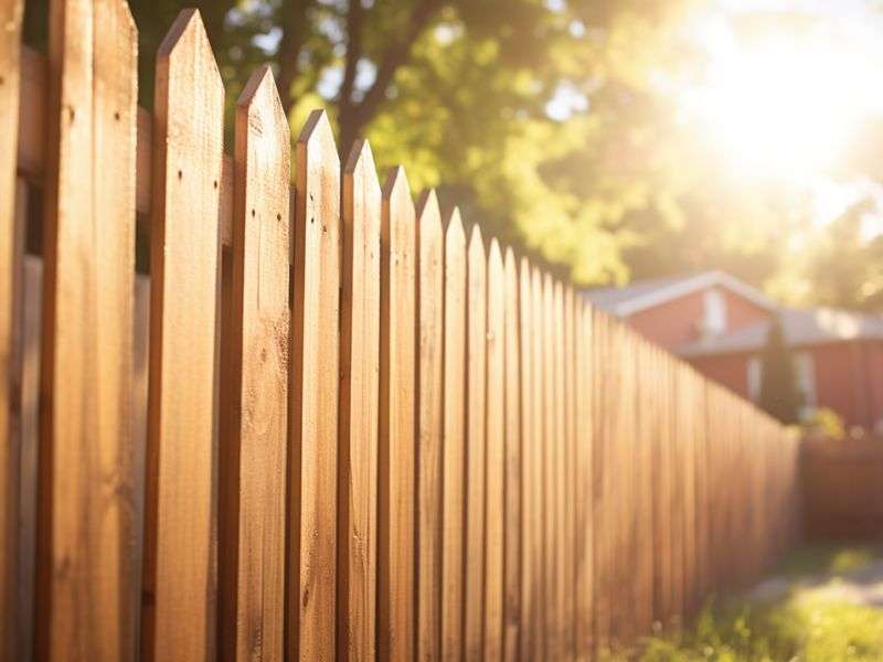  a Wood fence in Johnson City Tn