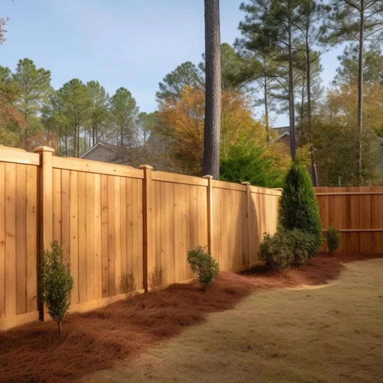 New, solid-panel privacy fence in Johnson City, TN.