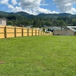 New Fence installation by a Johnson city fence company