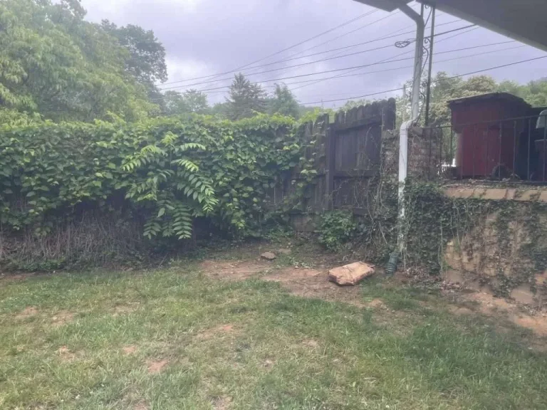 Weathered fence requiring maintenance and repair in Johnson City, TN.